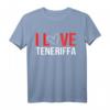 I Love Teneriffa Herz Urlaub Reise Kanaren T-Shirt – Perfektes Souvenir für Teneriffa-Liebhaber