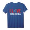 I Love Teneriffa Herz Urlaub Reise Kanaren T-Shirt – Perfektes Souvenir für Teneriffa-Liebhaber