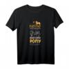 Shetty Glitzer Shetland Pony Pferdehaare Reiter T-Shirt – Witziges Pferdeliebe Motiv für Pferdefreunde, Reiterinnen und Pferdemädchen