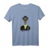 Vogel Strauß Gesicht mit Hut zum Reiten - Witziges Emu T-Shirt als Geschenkidee für Tierliebhaber, Freunde & Familie
