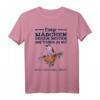 Lustiges Reiten und Trinken T-Shirt für Frauen – Perfekt zum HapMonkey & Geburtstag Geschenkidee