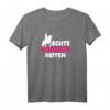 Pferde Geschenk Echte Mädchen Reiten T-Shirt - Perfekt für kleine Pferdefans und Reiterinnen, klassisch geschnitten