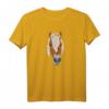 Haflinger Pferde Kopf mit Alpen Edelweiß Blüten - Reiter Damen T-Shirt für Pferdeliebhaber & Pferdesportfans