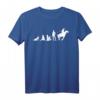 Pferde Evolution Reiterin Pferdefreunde T-Shirt - Lustiges Geschenk für junge Pferdeliebhaber, Mädchen und Jungen