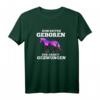 Zum Reiten geboren zur Arbeit gezwungen - Cooles Reiter T-Shirt als Geschenk für Pferdeliebhaber & Reitfans