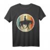 Westernreiten Westernreiter Cowboy Reiter Retro Vintage T-Shirt - Klassisch geschnitten mit doppeltem Saum