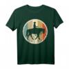 Westernreiten Westernreiter Cowboy Reiter Retro Vintage T-Shirt - Klassisch geschnitten mit doppeltem Saum