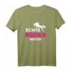Echte Mädchen reiten T-Shirt – Lustiges Pferdespruch-Shirt für Frauen, Mädchen & Kinder als Geschenkidee