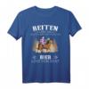 Reiten lost die meisten meiner Probleme, Bier lost den Rest T-Shirt – Lustiges Reit- und Biermotiv für Männer, ideal als Geschenk