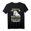 Lustiges Reiten Spruch T-Shirt - Pferdeliebhaber Geschenk für Reiterinnen und Reiter zu Weihnachten & Geburtstag