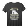Lustiges Reiten Spruch T-Shirt - Pferdeliebhaber Geschenk für Reiterinnen und Reiter zu Weihnachten & Geburtstag