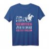 Zum Reiten geboren zur Schule gezwungen Reiter Sprüche T-Shirt – Perfektes Geschenk für Pferdeliebhaber und Reitsportfans
