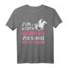 Zum Reiten geboren zur Schule gezwungen Reiter Sprüche T-Shirt – Perfektes Geschenk für Pferdeliebhaber und Reitsportfans