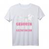 Zum Reiten geboren zur Schule gezwungen Reiter Sprüche T-Shirt – Perfektes Geschenk für Pferdeliebhaber und Reitsportfans