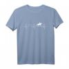 Pferd Reiter Herz Silhouette T-Shirt - Leidenschaft für Pferdesport, Pony, Rennpferd & Dressur für Reitfans und Pferdeliebhaber