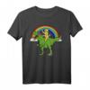 Golden Retriever Reiten T-Rex Dinosaurier Geschenk T-Shirt – Lustige Tiermotive für Hundeliebhaber, Kinder & Erwachsene