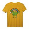 Golden Retriever Reiten T-Rex Dinosaurier Geschenk T-Shirt – Lustige Tiermotive für Hundeliebhaber, Kinder & Erwachsene