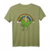 Golden Retriever Reiten T-Rex Dinosaurier Geschenk T-Shirt – Lustige Tiermotive für Hundeliebhaber, Kinder & Erwachsene