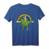 Golden Retriever Reiten T-Rex Dinosaurier Geschenk T-Shirt – Lustige Tiermotive für Hundeliebhaber, Kinder & Erwachsene