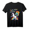 Kinder T-Shirt zum 8. Geburtstag mit Einhorn und Reiten - Lustiges Geburtstagsoutfit für Jungen und Mädchen