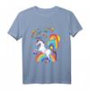 Kinder T-Shirt zum 8. Geburtstag mit Einhorn und Reiten - Lustiges Geburtstagsoutfit für Jungen und Mädchen