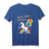 Kinder T-Shirt zum 8. Geburtstag mit Einhorn und Reiten - Lustiges Geburtstagsoutfit für Jungen und Mädchen