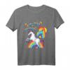 Kinder T-Shirt zum 8. Geburtstag mit Einhorn und Reiten - Lustiges Geburtstagsoutfit für Jungen und Mädchen