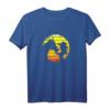 Westernreiten T-Shirt für Reiterinnen mit Pferd im Sonnenuntergang - Perfektes Geschenk für Reitsportliebhaberinnen und Pferdefans
