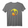 Westernreiten T-Shirt für Reiterinnen mit Pferd im Sonnenuntergang - Perfektes Geschenk für Reitsportliebhaberinnen und Pferdefans
