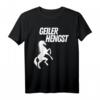 GEILER HENGST - Lustiges Reiter & Sex Spruch T-Shirt für Humorvolle & Offene – Geschenkidee für Freunde, Partner & Reiter