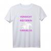 Lustiges Reitersprüche T-Shirt mit 'Das Pferd Ist Harmlos' - Perfekt für Pferdeliebhaberinnen, Reiterinnen & Pferdenarren als Geschenk zum Muttertag, Geburtstag oder Weihnachten