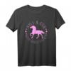 Just A Girl Who Loves Horses - Lustiges Reitmotiv T-Shirt für Pferdemädchen, Cowgirls & Reiterinnen, Perfekt für Reitaktivitäten & Pferdeliebhaber