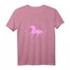 Just A Girl Who Loves Horses - Lustiges Reitmotiv T-Shirt für Pferdemädchen, Cowgirls & Reiterinnen, Perfekt für Reitaktivitäten & Pferdeliebhaber
