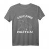 Reiten Dressurreiten Junge T-Shirt - Klassisch geschnitten, doppelt genähter Saum für junge Reiter