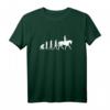 Reiter T-Shirt weibliche Evolution - Lustiges Pferde- und Reiterin-Shirt für Frauen, Stalloutfit & Geschenkidee