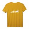 Reiter T-Shirt weibliche Evolution - Lustiges Pferde- und Reiterin-Shirt für Frauen, Stalloutfit & Geschenkidee