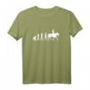 Reiter T-Shirt weibliche Evolution - Lustiges Pferde- und Reiterin-Shirt für Frauen, Stalloutfit & Geschenkidee