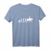 Reiter T-Shirt weibliche Evolution - Lustiges Pferde- und Reiterin-Shirt für Frauen, Stalloutfit & Geschenkidee