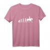 Reiter T-Shirt weibliche Evolution - Lustiges Pferde- und Reiterin-Shirt für Frauen, Stalloutfit & Geschenkidee