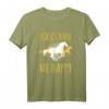 Horses Makes Me Happy Pferde Silhouette T-Shirt – Perfektes Geschenk für Reitsportler, Pferdefans und Pferdeliebhaber zu Weihnachten oder Geburtstag