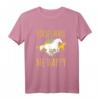 Horses Makes Me Happy Pferde Silhouette T-Shirt – Perfektes Geschenk für Reitsportler, Pferdefans und Pferdeliebhaber zu Weihnachten oder Geburtstag