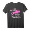 Mir Reichts Ich Geh Reiten - Lustiges Pferde Sprüche Damen T-Shirt für Reiterinnen und Pferdefans