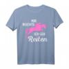 Mir Reichts Ich Geh Reiten - Lustiges Pferde Sprüche Damen T-Shirt für Reiterinnen und Pferdefans