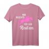 Mir Reichts Ich Geh Reiten - Lustiges Pferde Sprüche Damen T-Shirt für Reiterinnen und Pferdefans