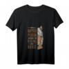 Damen Reitsport T-Shirt mit Spruch 'I'm happier when I'm riding a horse' – Lustiges Pferde Geschenk für Reiterinnen & Pferdefans