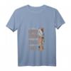 Damen Reitsport T-Shirt mit Spruch 'I'm happier when I'm riding a horse' – Lustiges Pferde Geschenk für Reiterinnen & Pferdefans