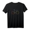 Buntes Rennrad T-Shirt mit Retro Fahrrad Design – Perfektes Geschenk für Radfahrer und Rennradliebhaber