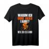 Lustiges Fahrrad T-Shirt: Warum ich ohne Akku fahre? Perfektes Geschenk für Rennrad- und Rad-Sport Fans