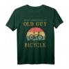 Never Underestimate Old Man with On A Bicycle Fahrrad T-Shirt – Lustiges Geschenk für Radfahrer, Fahrradliebhaber & Ruhestandsgeschenk