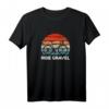 Gravel Bike Ride Cyclocross T-Shirt mit Rennrad Motiv - Retro Sunset & Quote 'Ride Gravel' als Geschenk für Rennradfahrer & Gravel-Enthusiasten